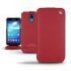 Housse cuir Samsung GT-i9295 Galaxy S4 Active  - Rouge ( Nappa - Pantone 199C ) 