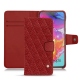 Custodia in pelle Samsung Galaxy A70 - Tomate - Couture ( Pantone 187C ) 