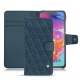 Lederschutzhülle Samsung Galaxy A70 - Indigo - Couture ( Pantone 303U ) 