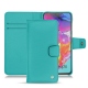 Funda de piel Samsung Galaxy A70 - Bleu fluo