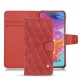 Custodia in pelle Samsung Galaxy A70 - Cerise vintage - Couture