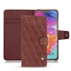 Samsung Galaxy A70 leather case - Passion vintage - Couture