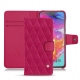 Lederschutzhülle Samsung Galaxy A70 - Rose fluo - Couture