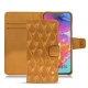Lederschutzhülle Samsung Galaxy A70 - Or Maïa - Couture
