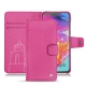 Samsung Galaxy A70 leather case - Rose BB