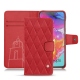 硬质真皮保护套 Samsung Galaxy A70 - Rouge troupelenc - Couture