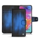 Capa em pele Samsung Galaxy A70 - Bleu Patine