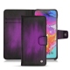 Funda de piel Samsung Galaxy A70 - Violet Patine
