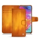 Custodia in pelle Samsung Galaxy A70 - Orange Patine