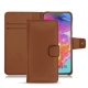 Housse cuir Samsung Galaxy A70 - Marron PU