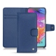 Housse cuir Samsung Galaxy A70 - Bleu frisson