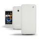 Housse cuir HTC One mini  - Blanc ( Nappa - White ) 