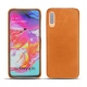 硬质真皮保护套 Samsung Galaxy A70 - Mandarine vintage ( Pantone 165C ) 