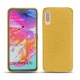Capa em pele Samsung GaGalaxy A70 - Mimosa ( Pantone 141C ) 