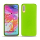 Funda de piel Samsung Galaxy A70 - Vert fluo