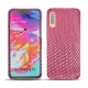 Coque cuir Samsung Galaxy A70 - Serpent ciclamino