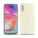 Capa em pele Samsung GaGalaxy A70 - Crocodile milk