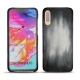硬质真皮保护套 Samsung Galaxy A70 - Gris Patine