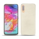 Capa em pele Samsung GaGalaxy A70 - Blanc escumo