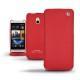 Housse cuir HTC One mini  - Tomate ( Pantone 187C ) 