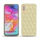 Custodia in pelle Samsung Galaxy A70 - Beige - Couture ( Nappa - Pantone 7502C ) 