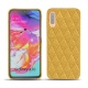 Funda de piel Samsung Galaxy A70 - Mimosa - Couture ( Pantone 141C ) 