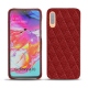Capa em pele Samsung GaGalaxy A70 - Tomate - Couture ( Pantone 187C ) 