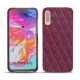 Capa em pele Samsung GaGalaxy A70 - Prune vintage - Couture