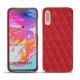 硬质真皮保护套 Samsung Galaxy A70 - Rouge troupelenc - Couture