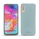 Samsung Galaxy A70 leather cover - Bleu Ciel PU