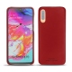 硬质真皮保护套 Samsung Galaxy A70 - Rouge PU