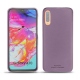 Funda de piel Samsung Galaxy A70 - Lilas PU