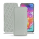 硬质真皮保护套 Samsung Galaxy A70 - Gris ( Nappa - Pantone W428C ) 