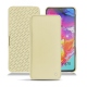 Capa em pele Samsung Galaxy A70 - Beige ( Nappa - Pantone 7502C ) 