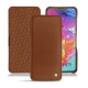 Samsung Galaxy A70 leather case - Marron ( Nappa - Pantone 1615C ) 