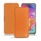 Samsung Galaxy A70 leather case - Orange ( Nappa - Pantone 1495U ) 