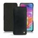 Lederschutzhülle Samsung Galaxy A70 - Dark vintage ( Roughtcut - Black#5256 ) 