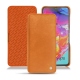硬质真皮保护套 Samsung Galaxy A70 - Mandarine vintage ( Pantone 165C ) 