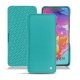 Custodia in pelle Samsung Galaxy A70 - Bleu fluo