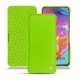 Capa em pele Samsung Galaxy A70 - Vert fluo