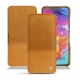 Housse cuir Samsung Galaxy A70 - Or Maïa ( Pantone 871C ) 