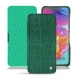 Custodia in pelle Samsung Galaxy A70 - Crocodile pino