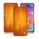 Capa em pele Samsung Galaxy A70 - Orange Patine