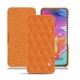 Custodia in pelle Samsung Galaxy A70 - Orange - Couture ( Nappa - Pantone 1495U ) 