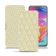 Lederschutzhülle Samsung Galaxy A70 - Ivoire - Couture ( Sleek P C12 - White ) 