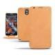 硬质真皮保护套 Samsung SM-N9000 Galaxy Note 3  - Mandarine vintage ( Pantone 165C ) 