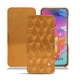 Lederschutzhülle Samsung Galaxy A70 - Or Maïa - Couture