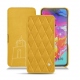 Custodia in pelle Samsung Galaxy A70 - Jaune soulèu - Couture