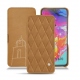 Capa em pele Samsung Galaxy A70 - Castan esparciate - Couture