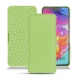 Samsung Galaxy A70 leather case - Vert olive PU